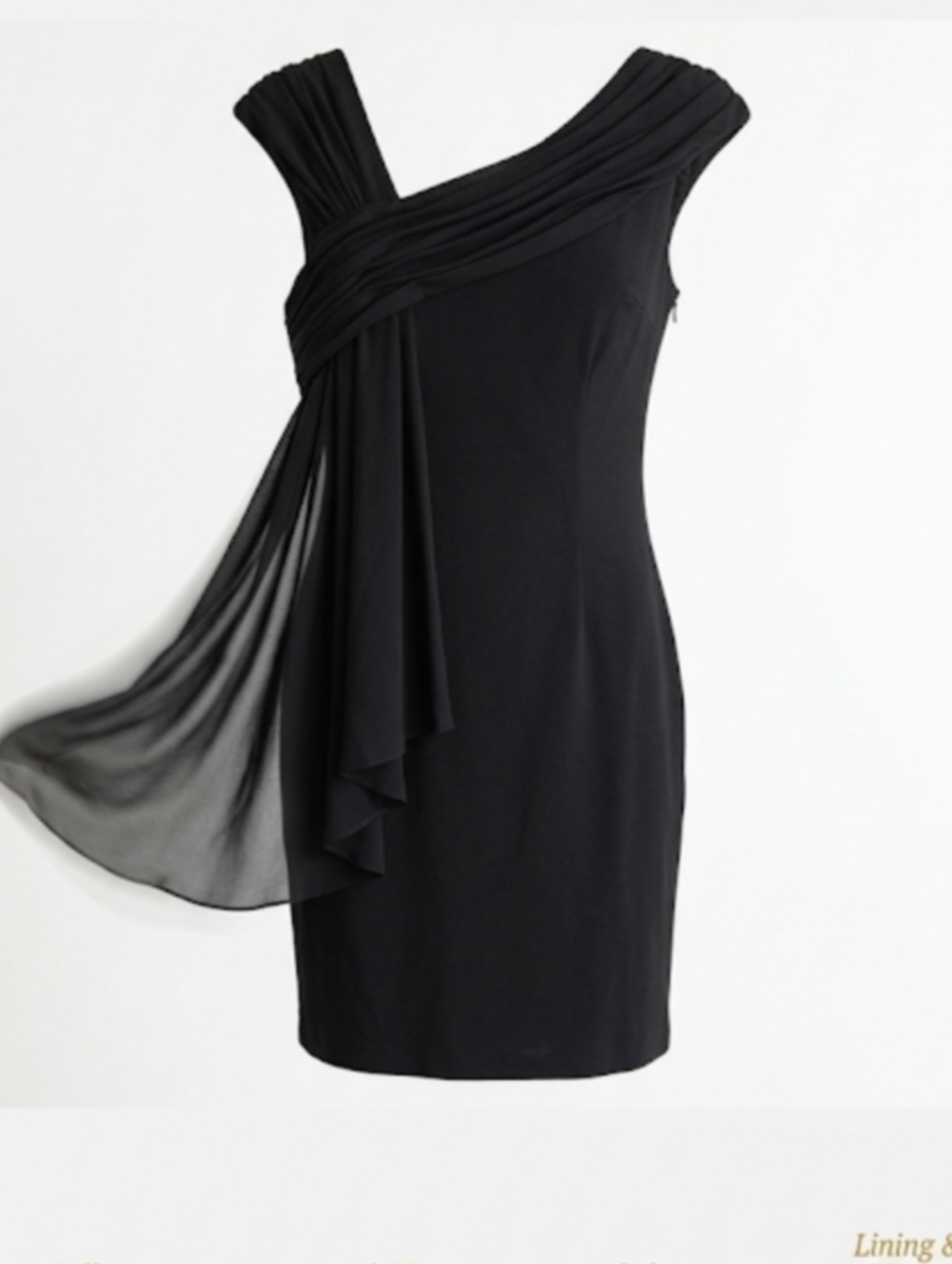 Eliza J fitted black dress size 6